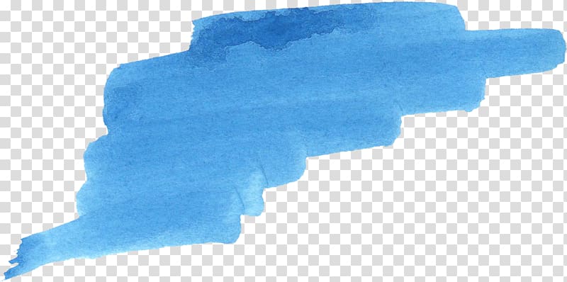 Watercolor painting Turquoise, watercolor brush transparent background PNG clipart