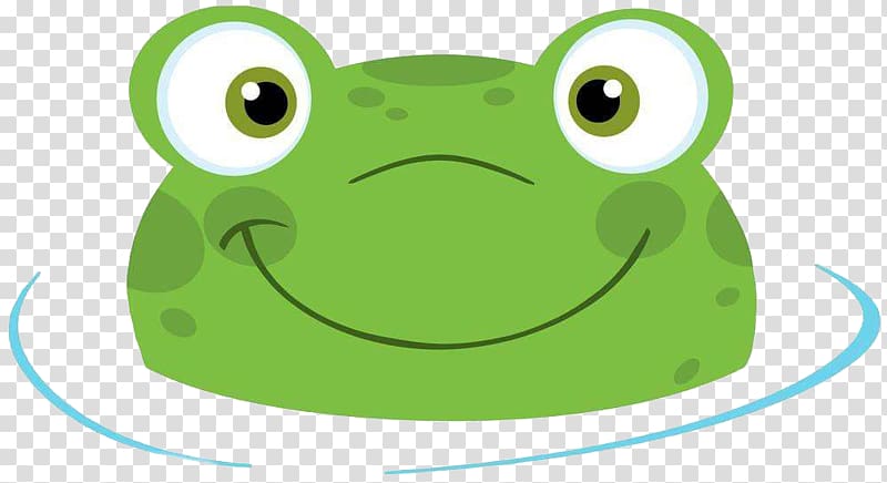 green frog illustration, Disney Tsum Tsum Play-Doh Hello Kitty Toy Android, Bullfrog in water transparent background PNG clipart