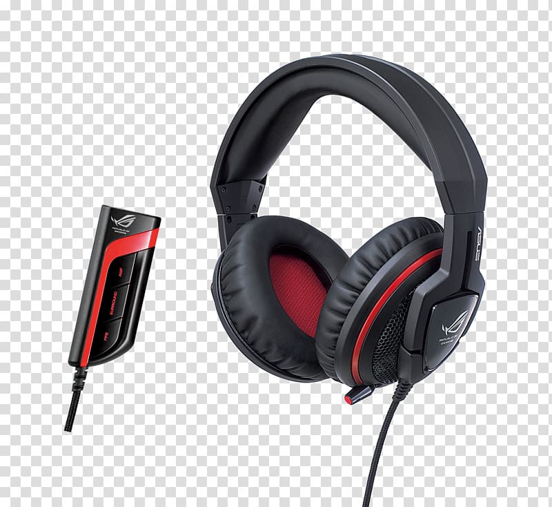 Headphones Headset Republic of Gamers ASUS Orion PRO, headphones transparent background PNG clipart