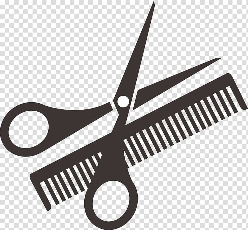 Comb Scissors Hairdresser , kitchen tools transparent background PNG clipart