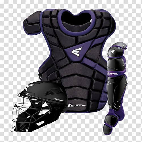 Catcher Baseball & Softball Batting Helmets Easton-Bell Sports Lacrosse glove, baseball transparent background PNG clipart