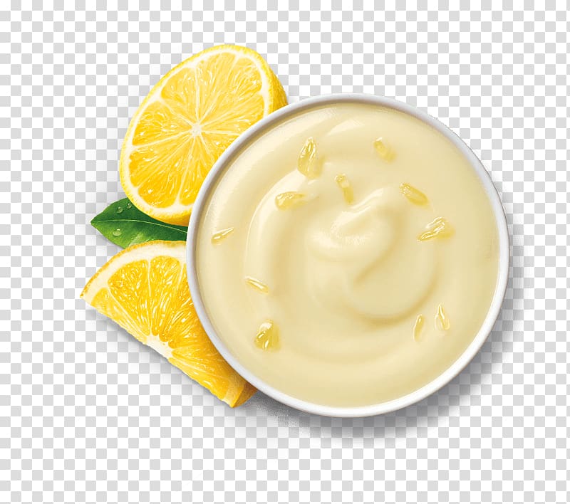 Crème fraîche Aioli Lemon Citric acid Crème anglaise, lemon transparent background PNG clipart