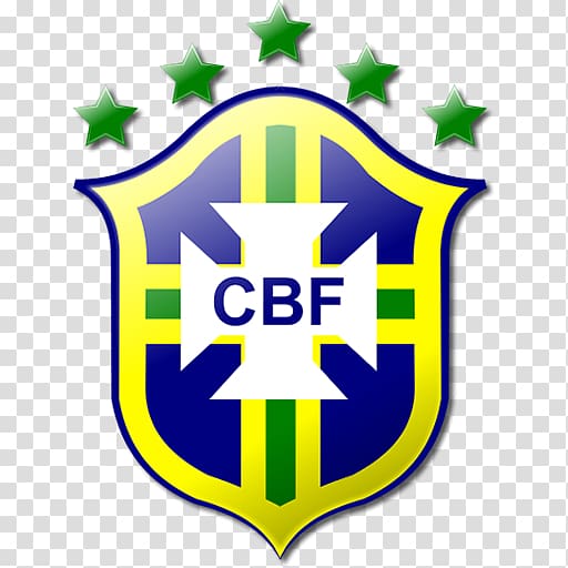 Dream League Soccer Brazil national football team FIFA World Cup Logo, brazil, CBF logo on blue background transparent background PNG clipart
