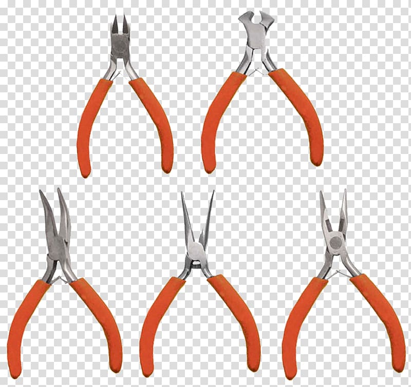 Diagonal pliers Hand tool Lineman\'s pliers, plier transparent background PNG clipart