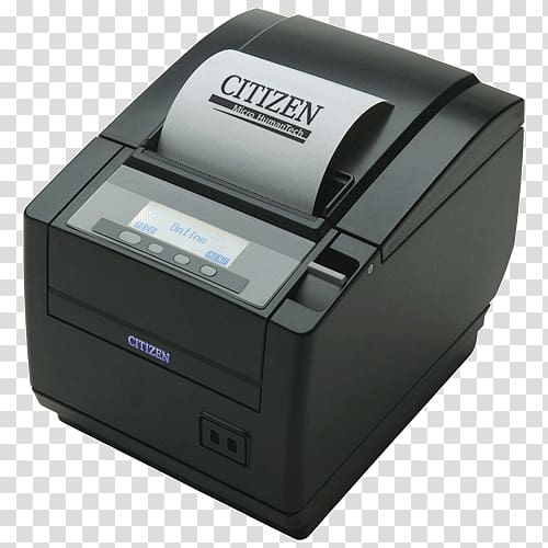 Thermal printing Barcode printer Point of sale Label printer, printer transparent background PNG clipart