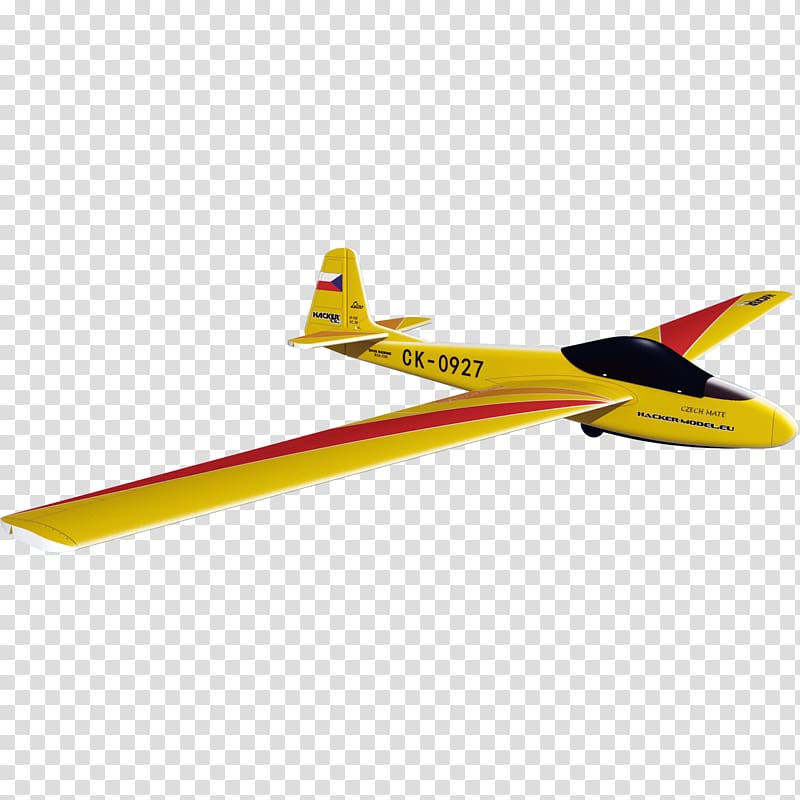Motor glider Radio-controlled aircraft Model aircraft, sugar glider transparent background PNG clipart