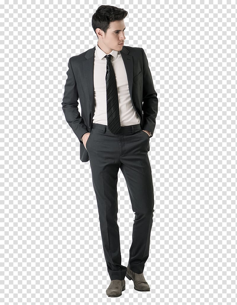 Suit Necktie Black tie Tuxedo, suit transparent background PNG clipart