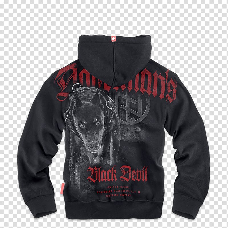 Hoodie T-shirt Tołstojówka Bluza, black devil transparent background PNG clipart