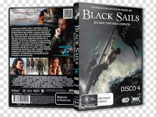 DVD Black Sails, Season 2 Black Sails, Season 3 Black Sails, Season 1 Television show, dvd transparent background PNG clipart