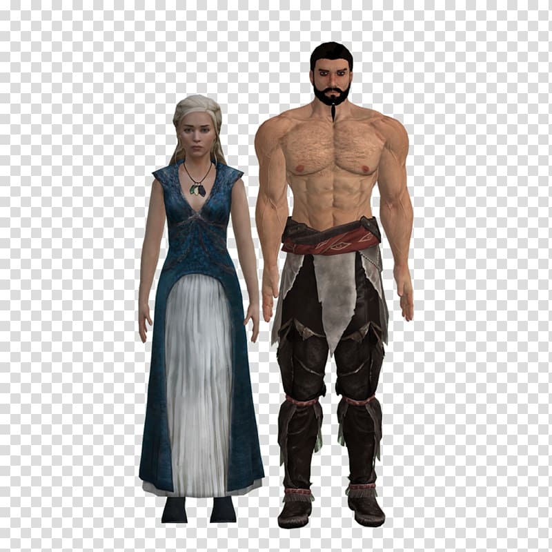 Daenerys Targaryen Khal Drogo Sandor Clegane Sansa Stark Arya Stark, khal drogo transparent background PNG clipart