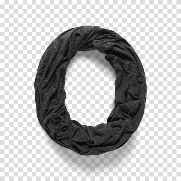 Scarf Black M, tripleinfinity transparent background PNG clipart