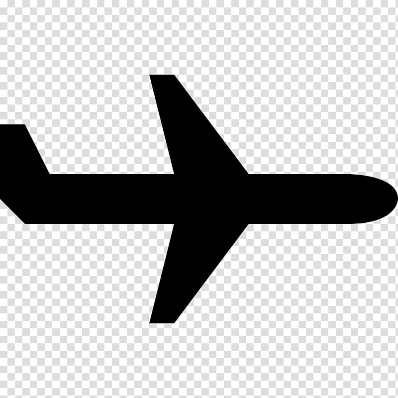 Airplane Computer Icons Black Plane Free Flight, Plane transparent background PNG clipart