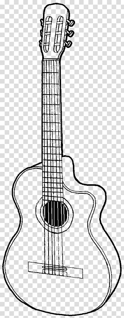 guitar illustration, Gibson Les Paul Drawing Acoustic guitar Sketch, guitar transparent background PNG clipart