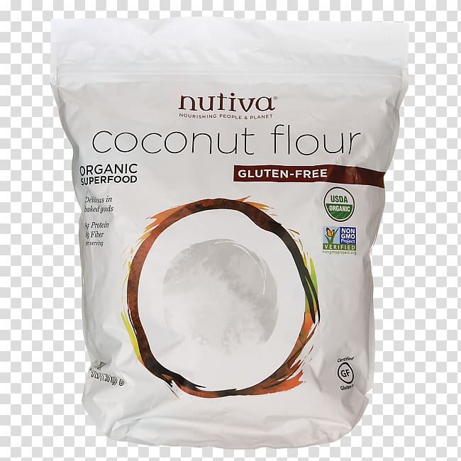 Flour Gluten-free diet Coconut Ingredient, Coconut Powder transparent background PNG clipart