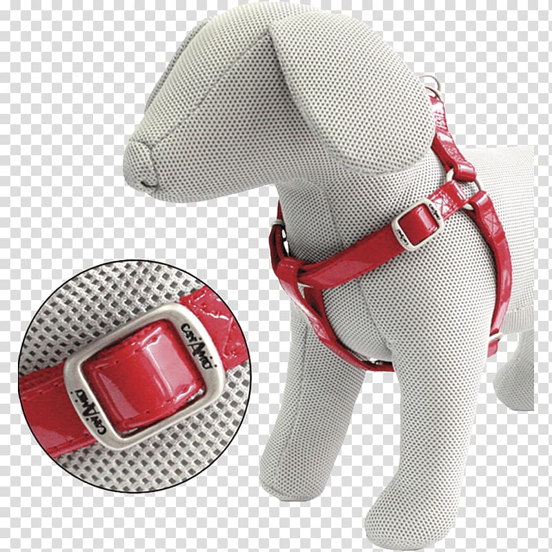 Dog Cat Leash Harnais Red, Dog transparent background PNG clipart