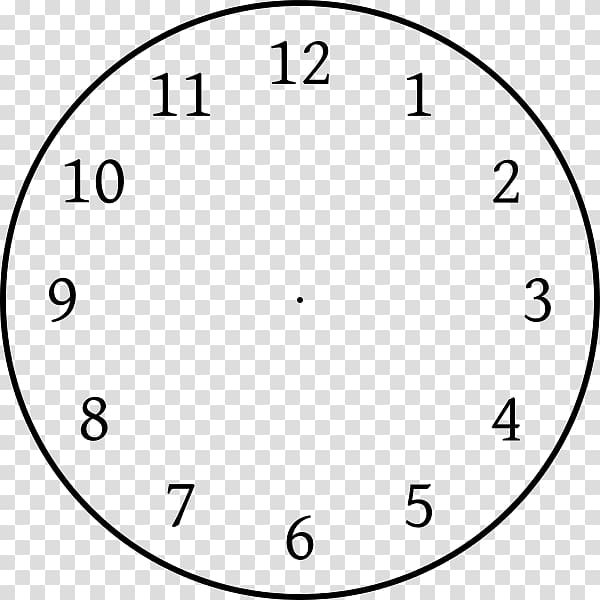 analog clock face no hands