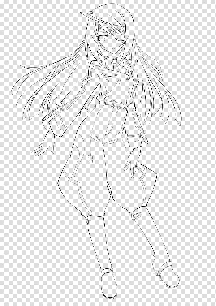 Mangaka Drawing Line art Inker Sketch, Izuru Yumizuru transparent background PNG clipart