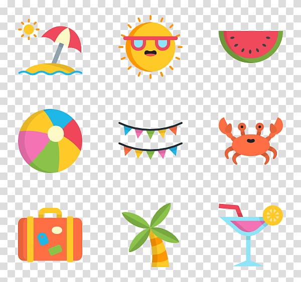 Computer Icons Summer Theme, summer transparent background PNG clipart