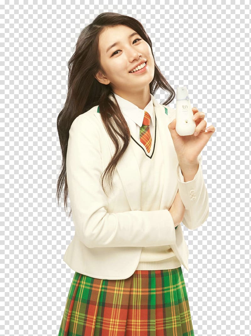 Bae Suzy Miss A K-pop Singer, school girls transparent background PNG clipart