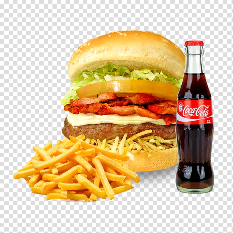 French fries Cheeseburger Hamburger Whopper Buffalo burger, bread transparent background PNG clipart