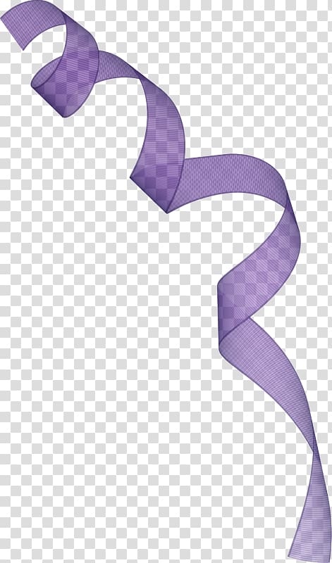 Ribbon Gift Purple, Purple ribbon pattern transparent background PNG clipart