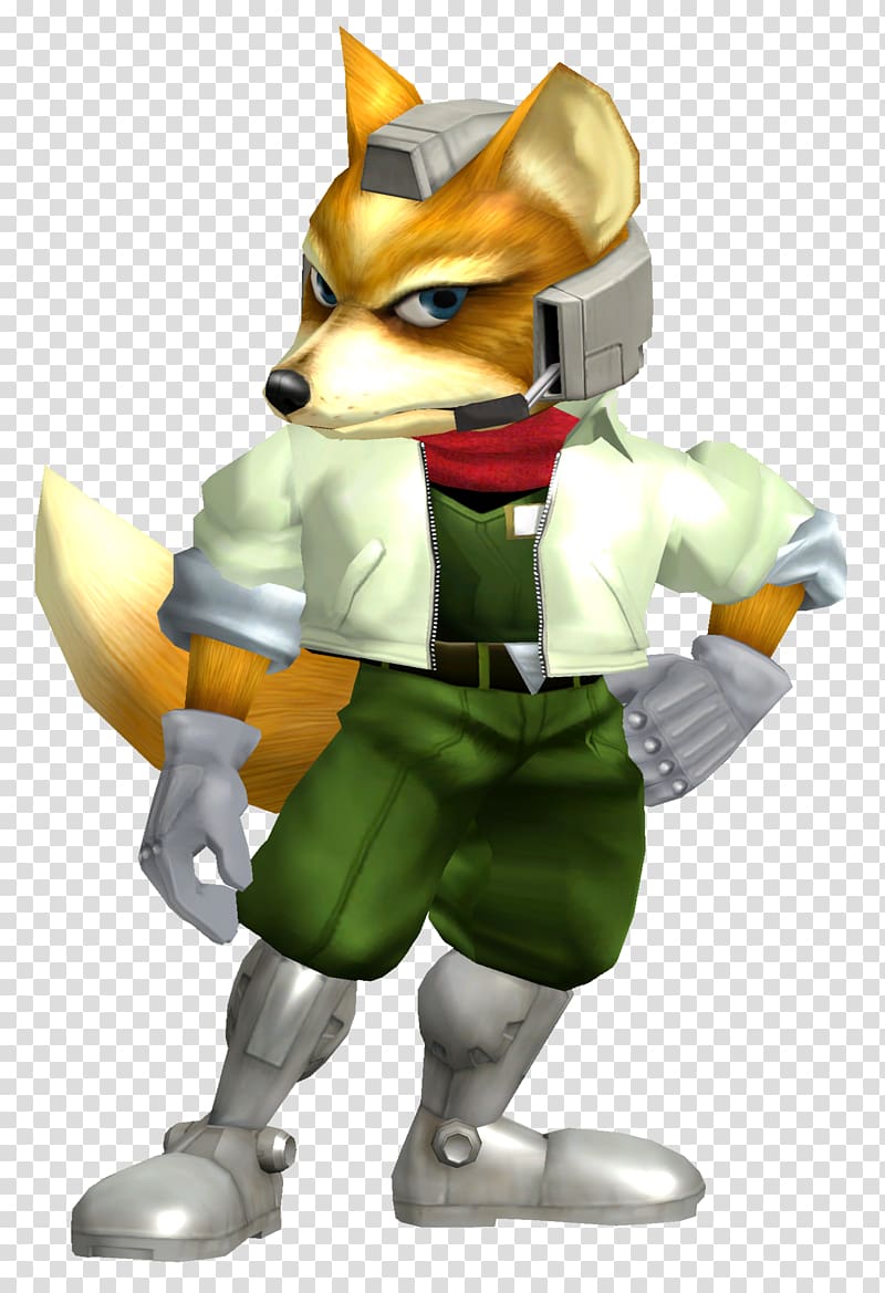 Super Smash Bros. Melee Lylat Wars Star Fox GameCube Fox McCloud, Star Fox transparent background PNG clipart