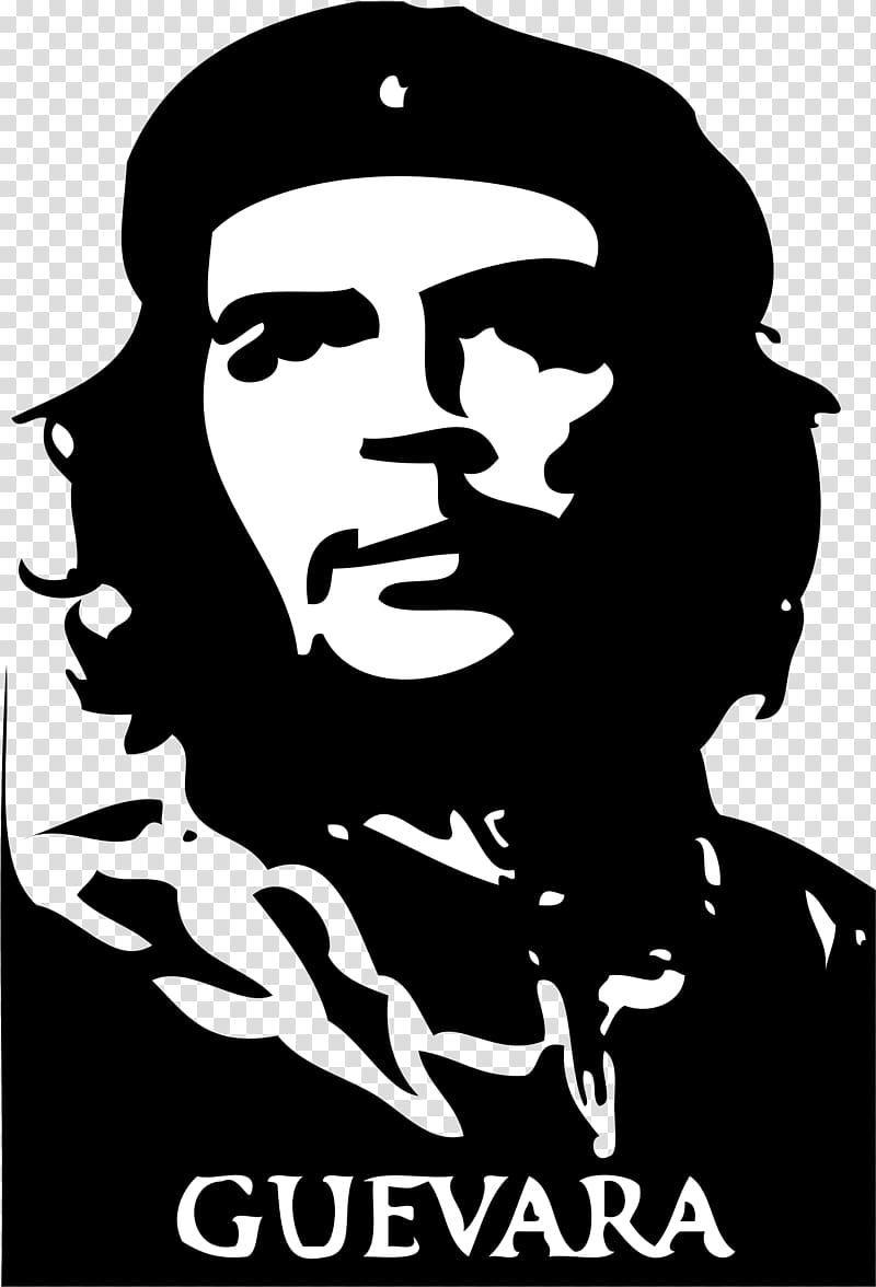 Che Guevara stencil, Exposing the Real Che Guevara Cuban Revolution Revolutionary, Che Guevara transparent background PNG clipart