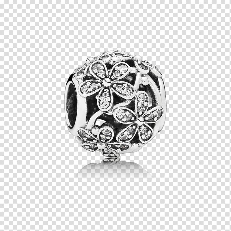 Charm bracelet Earring Pandora Cubic zirconia Jewellery, pandora transparent background PNG clipart
