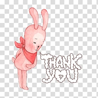 thank you transparent background PNG clipart