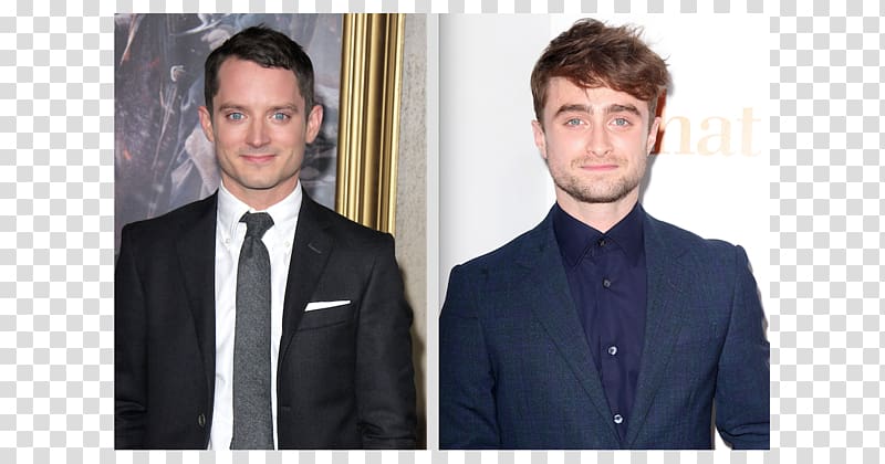 Elijah Wood Frodo Baggins Actor Celebrity Socialite, Daniel Radcliffe transparent background PNG clipart