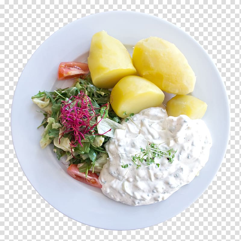 Vegetarian cuisine Side dish Potato Quark Recipe, potato transparent background PNG clipart