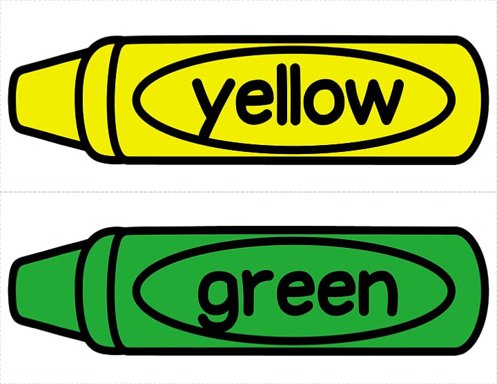 yellow and green crayons, Crayon Colored pencil Crayola , Green Crayon transparent background PNG clipart