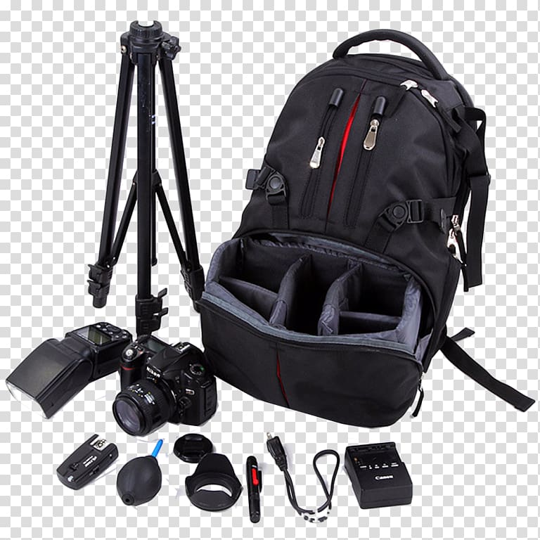 Backpack Digital SLR Bag Travel, backpack transparent background PNG clipart