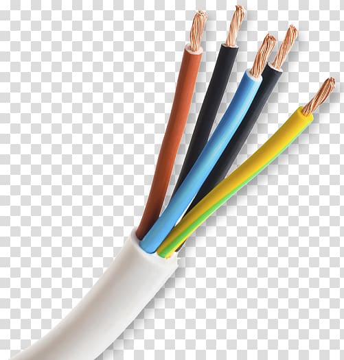 multicolored coated wire, Electrical cable Electrical Wires & Cable Power cable Electrician, electric transparent background PNG clipart