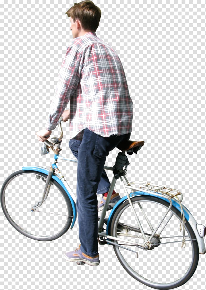 Bicycle Scape Cycling, sitting man transparent background PNG clipart