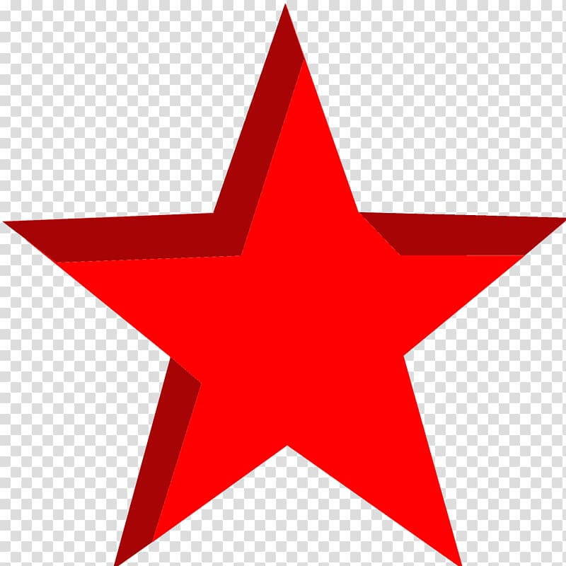 Red star Icon, Red star transparent background PNG clipart