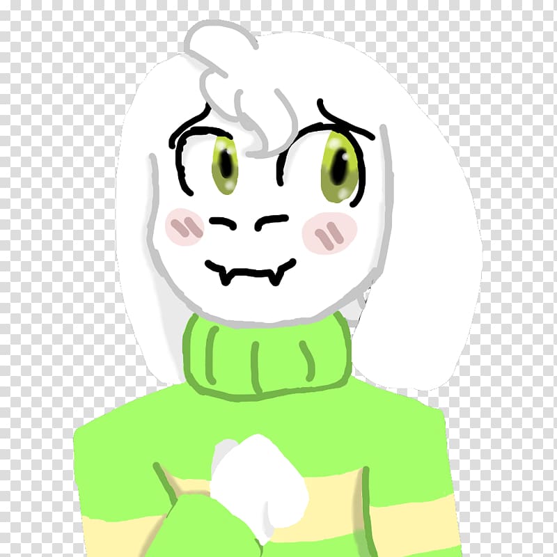 Green , undertale asriel transparent background PNG clipart