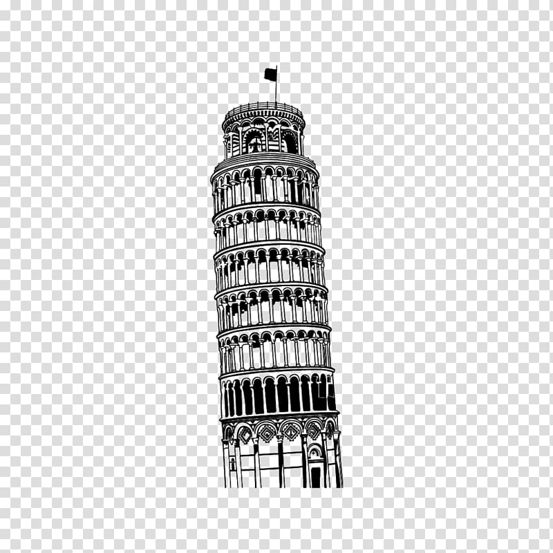 Leaning Tower of Pisa Sticker Family room, pisa tower transparent background PNG clipart