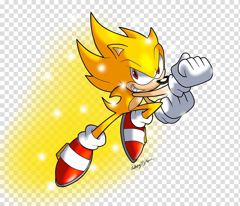 Sonic the Hedgehog Super Sonic Tails Art Drawing, sonic the hedgehog transparent background PNG clipart