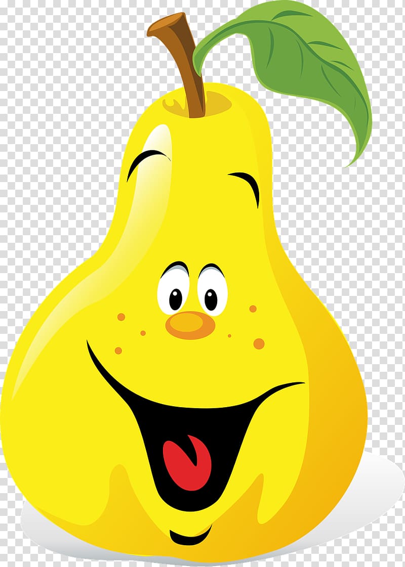 Open Fruit Asian pear Drawing, cartoon fat transparent background PNG clipart