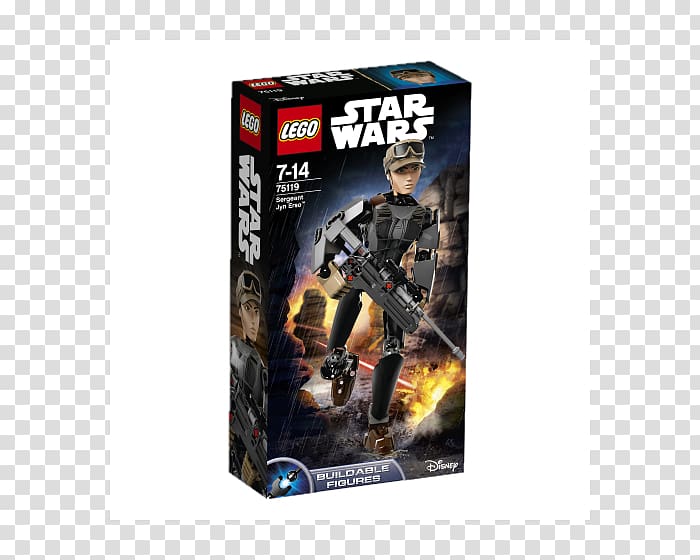 LEGO 75119 Star Wars Sergeant Jyn Erso Lego Star Wars Toy, toy transparent background PNG clipart