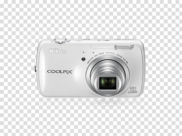 Mirrorless interchangeable-lens camera Point-and-shoot camera Nikon COOLPIX S8200 Zoom lens, android transparent background PNG clipart