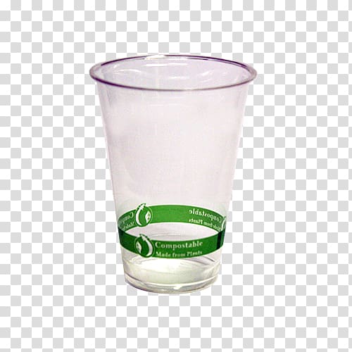 Plastic Ingeo Polylactic acid Cup Glass, plastic cup lid transparent background PNG clipart