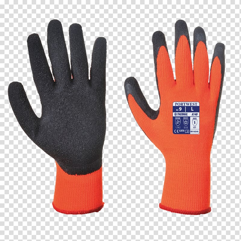 Glove Portwest Clothing Personal protective equipment Schutzhandschuh, insulation gloves transparent background PNG clipart