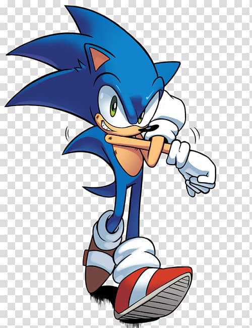 Sonic the Hedgehog Tails Doctor Eggman Shadow the Hedgehog Archie Comics, Sonic 300dpi transparent background PNG clipart