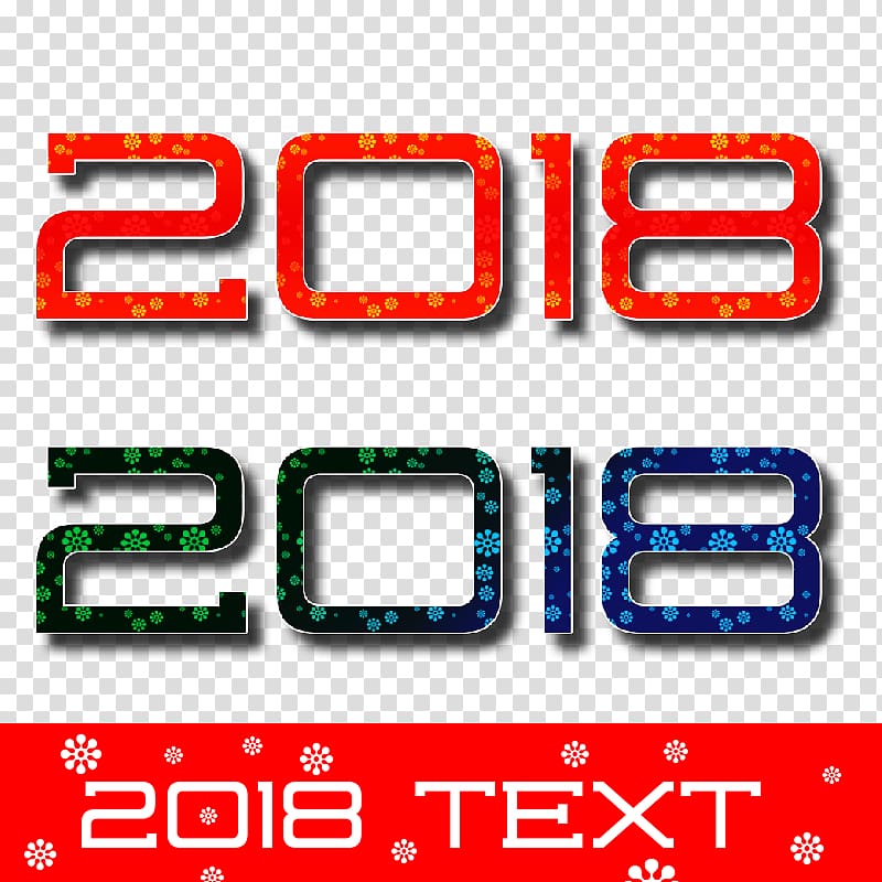 Sing! Karaoke Text New Year Logo, 2018 Text Style transparent background PNG clipart