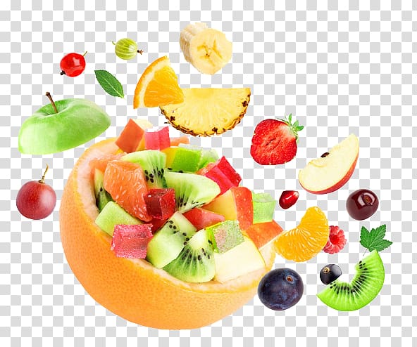 sliced fruits , Orange juice Fruit salad Frutti di bosco, fruit salad transparent background PNG clipart