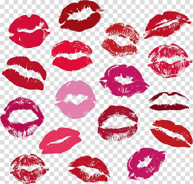 4 Pics 1 Word LOVExd7AGGRESSIVE Word Whizzle Kiss Letter, Red lips material transparent background PNG clipart