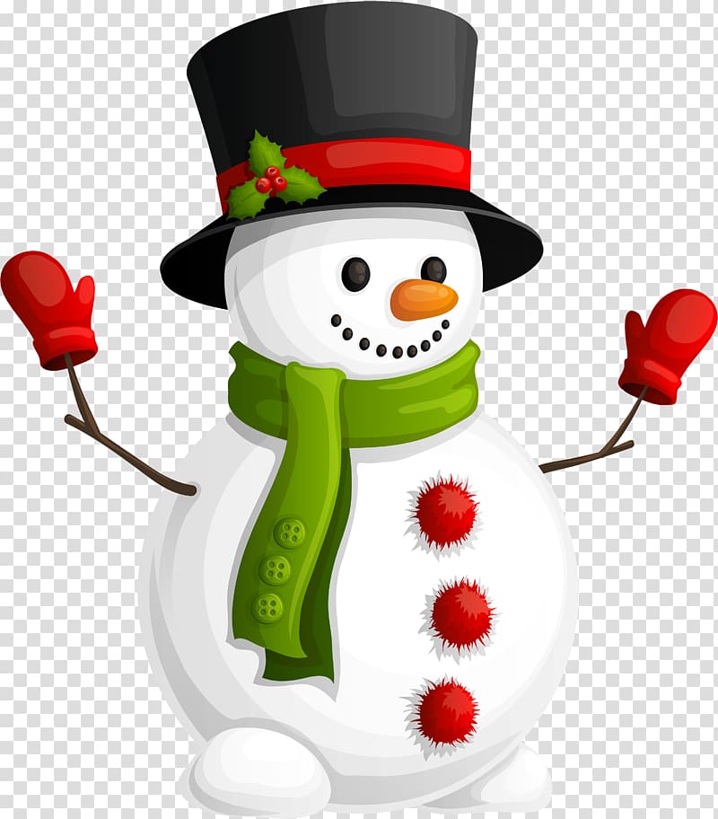 Snowman transparent background PNG clipart