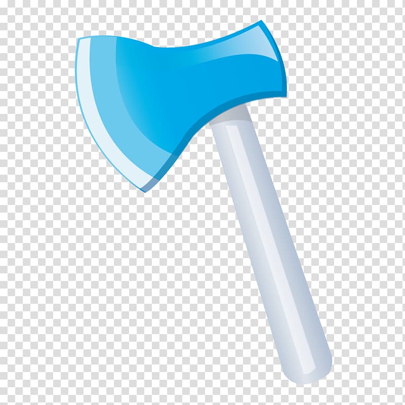 Tool Axe Euclidean , Ax blue material transparent background PNG clipart